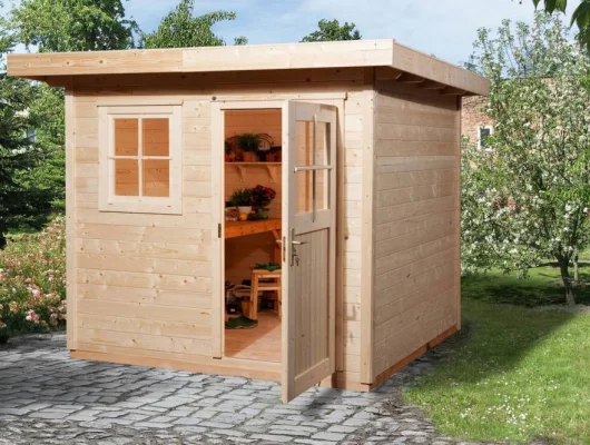 Abri de jardin 170 T2 / 5.6 m2 / 28 mm / + Plancher - Abri de jardin 170 T2 /5.64 m2