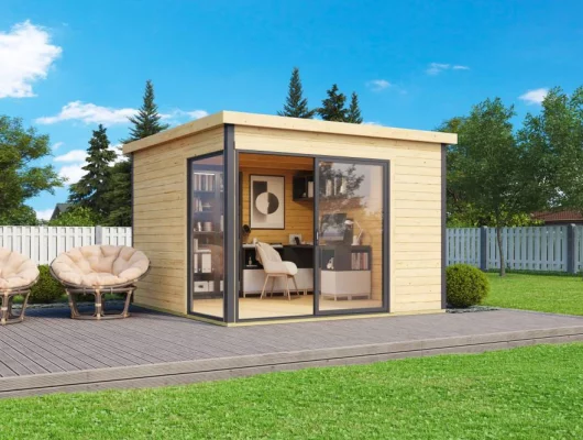 Abri de jardin Domeo 1 PLUS - Cuisine d'été / Espace Wellness / Pool House / Espace de Rangement / Studio de jardin / Pavillon de