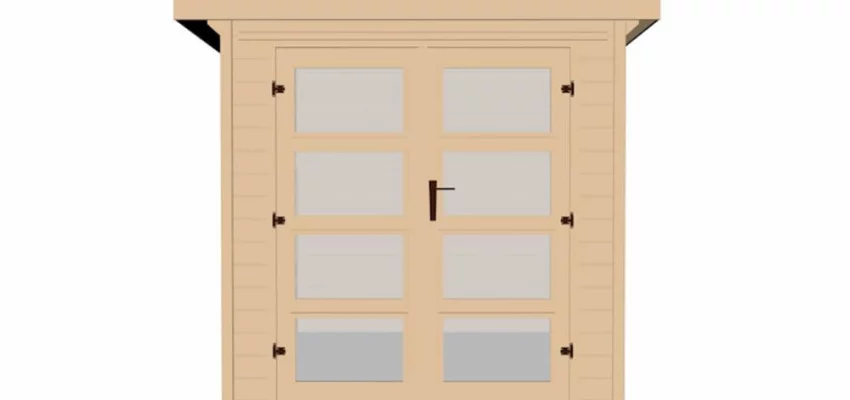 Abri de jardin 321 T1 / 3.8 m2 /19 mm / + Plancher - Abri de jardin 3.8 m2