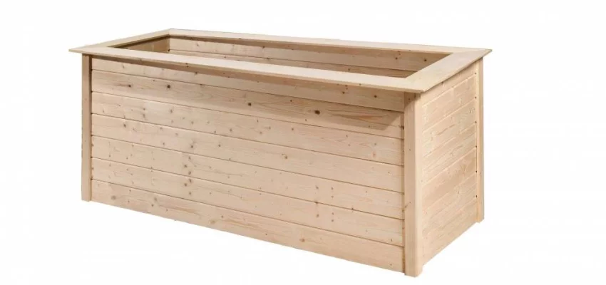 JARDINIERE Bois surélévé 2.05 m de long / 28 mm - Bac/jardinière bois qualité PRO 2.05 m de long