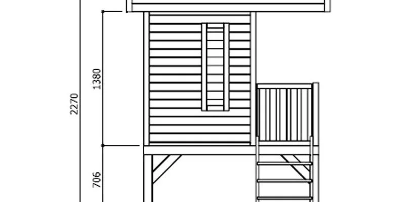 MAISONNETTE bois enfant - Cabane enfant PLAYHOUSE