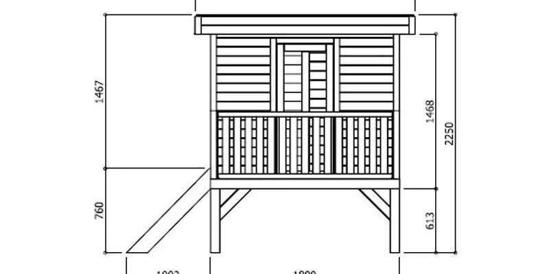 MAISONNETTE bois enfant - Cabane enfant PLAYHOUSE