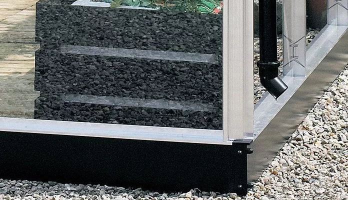 Serre de jardin JULIANA compact anthracite 5 m² + polycarbonate 10 mm - aluminium anthracite / polycarbonate 10 mm