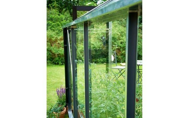 Serre de jardin JULIANA Gartner 16,2 m2 + verre trempé - Profilé aluminium / verre trempé 3 mm