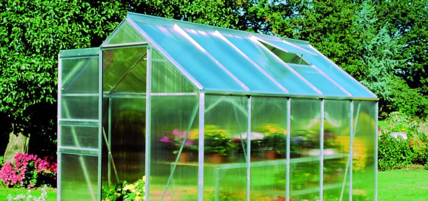 Serre de jardin HALLS Popular 6,20 m2 + polycarbonate 4 mm - Profilé aluminium / polycarbonate 4 mm