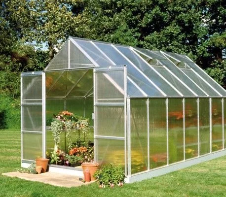 Serre de jardin HALLS Magnum 9,90 m2 + polycarbonate 6 mm - aluminium / polycarbonate 6 mm