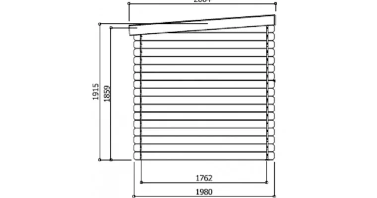 Abri de Jardin Stendal 4.91 m2 / 19 mm