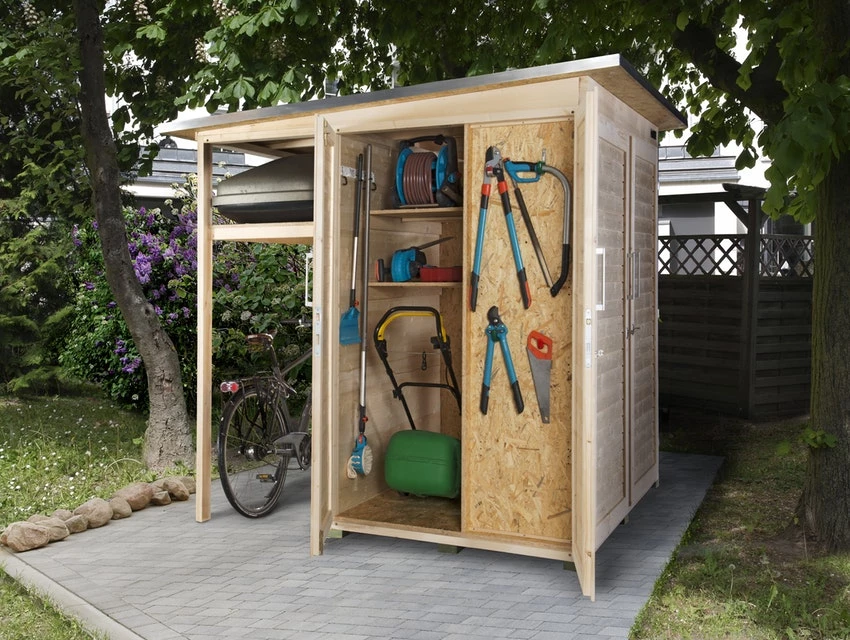 Abri de jardin - remise pour outils - cabanon portes