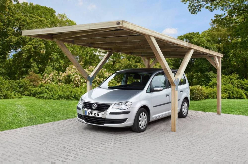 CARPORT BOIS SIMPLE Y toit sans couverture / 1 place - Carport 1