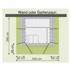 Remise à Outils Garten Q Multi Brut - Abri de jardin Garten Q/ abri à vélo / remise à bois