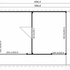 Abri de jardin Domeo 3 LOGGIA - Cuisine d'été / Espace Wellness / Pool House / Espace de Rangement / Studio de jardin