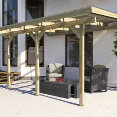 PERGOLAS EN BOIS 6.6 M2 / autoclave - Pergolas en bois 671 T3