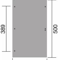 CARPORT BOIS SIMPLE avec 1 Arc 15 m 2 / 1 place / 606 A T1 - Carport 606 A T1 / 1 place / surface couvrante 15 m2