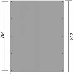 CARPORT BOIS DOUBLE 49 m2 - Carport 609 T2 / 2 places / surface couvrante 45 m2