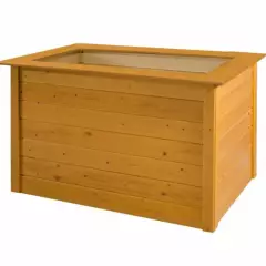 JARDINIERE Bois surélévé 1.20 m de long lasuré - Bac/jardinière bois qualité PRO 1.20 m de long / lasuré