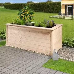 JARDINIERE Bois surélévé 2.05 m de long / 28 mm - Bac/jardinière bois qualité PRO 2.05 m de long