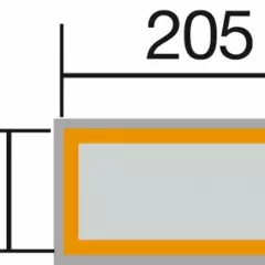 JARDINIERE Bois surélévé 2.05 m de long Gris - Bac/jardinière bois qualité PRO 2.05 m de long