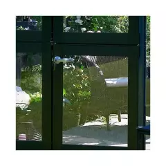 Serre de jardin JULIANA Premium anthracite 8,8 m² + verre trempé - aluminium anthracite / verre trempé 3 mm