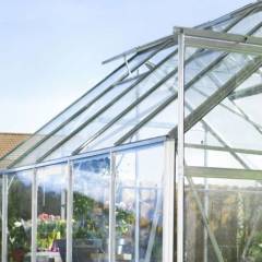 Serre de jardin HALLS Magnum 8,20 m2 + verre horticole 3 mm - Profilé aluminium / verre horticole 3 mm