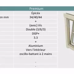 Abri de jardin Alex mini / 4.61 m2 / 44 mm / + plancher bois