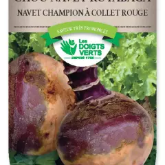 CHOU-NAVET Champion Collet Rouge - FRAIS DE PORT OFFERT Graines potagères