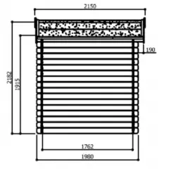 Abri de Jardin Dresden 4.91 m2 / 19 mm