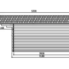 Abri de Jardin Dresden 4.91 m2 / 19 mm