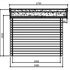 Abri de Jardin Gera 6.15 m2 / 19 mm