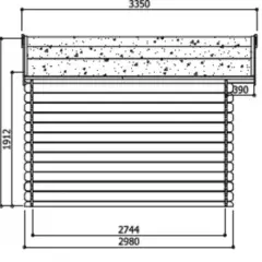 Abri de Jardin Chimay 10.67 m2 / 28 mm