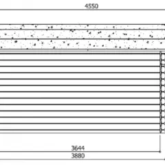 Abri de Jardin Visp 14.37 m2 / 28 mm