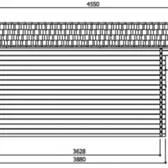 Abri de Jardin Rignitz 14.25 m2 / 40 mm