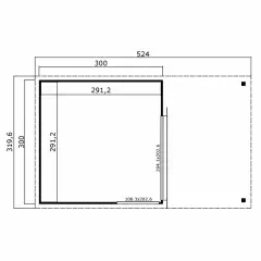 Abri de jardin Domeo 2 PLUS - Cuisine d'été / Espace Wellness / Pool House / Espace de Rangement / Studio de jardin