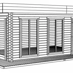 Abri de jardin Dominica - Cuisine d'été / Espace Wellness / Pool House / Studio de jardin