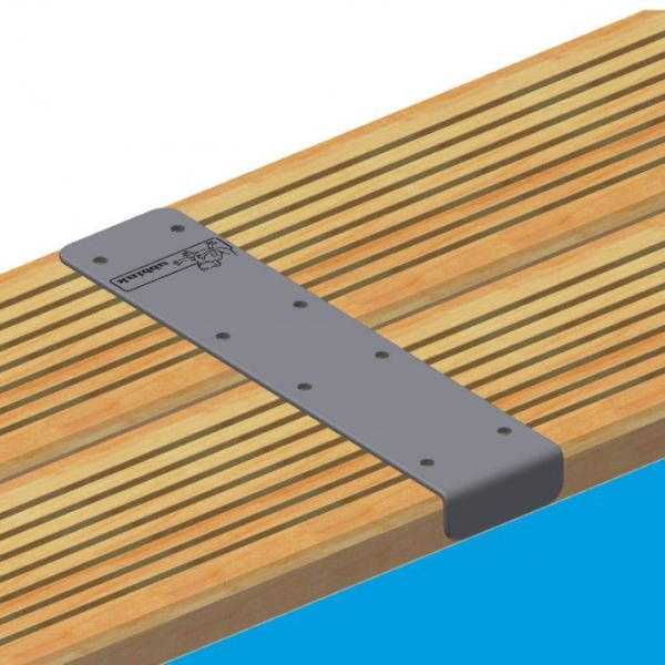 PISCINE en bois Linéa / 3.50 m x 6.50 m / h 1.40 m / Liner bleu - Piscine rectangulaire en bois