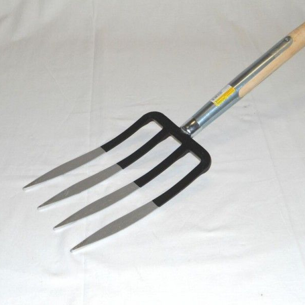 FOURCHE à bêcher spatulée 30 cm VICTORIA emmanchée à soie - Fourche à bêcher de jardin