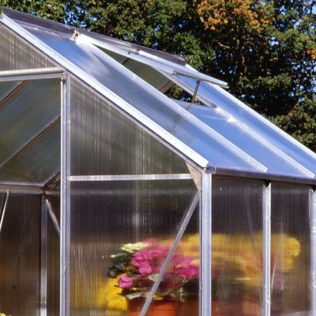Serre de jardin HALLS Popular 3,80 m2 + polycarbonate 4 mm - Profilé aluminium / polycarbonate 4 mm