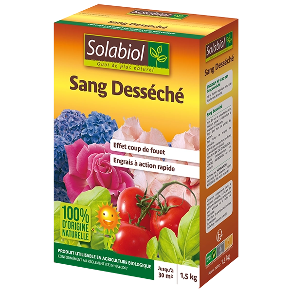 Sang desséché 1.5 Kg - Engrais BIO