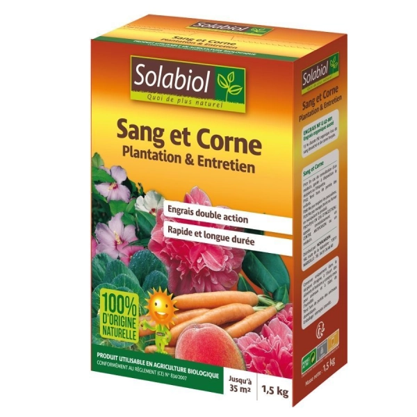 Sang et Corne 1.5 Kg - Engrais BIO