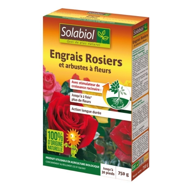 Engrais Rosiers avec Osiryl® 750 g - Engrais BIO