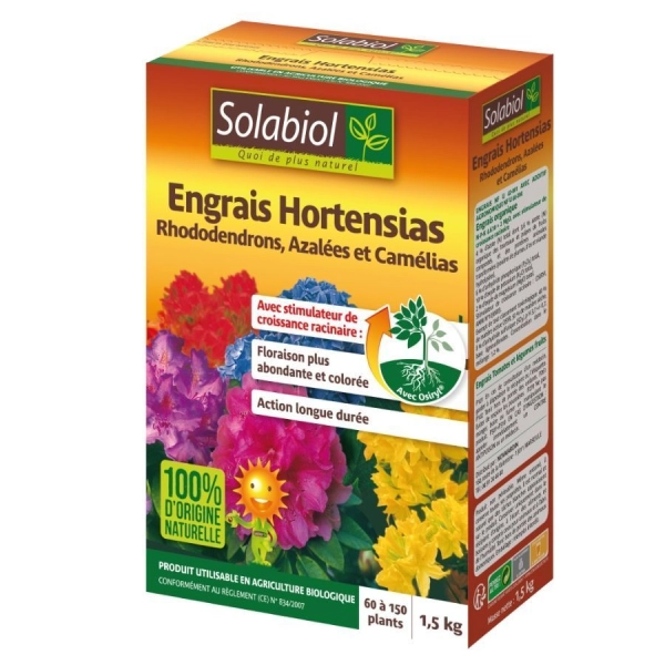 Engrais Hortensias avec Osiryl® 1.5 Kg - Engrais BIO