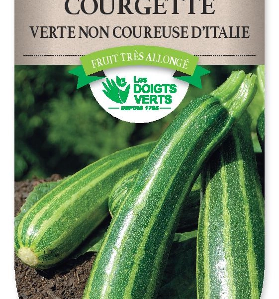 COURGETTE Verte non coureuse d'Italie - FRAIS DE PORT OFFERT Graines potagères