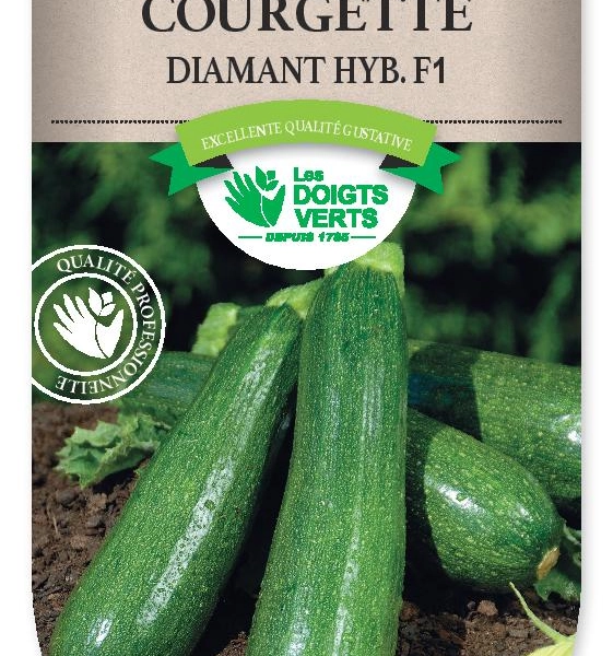 COURGETTE Diamant Hyb. F1 - FRAIS DE PORT OFFERTGraines potagères